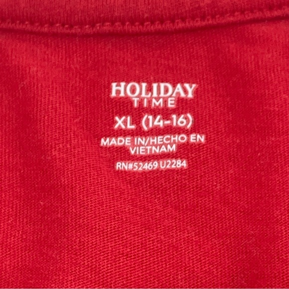 Holiday Time Official Cookie Tester Gingerbread Christmas Shirt Girls XL - Picture 6 of 8